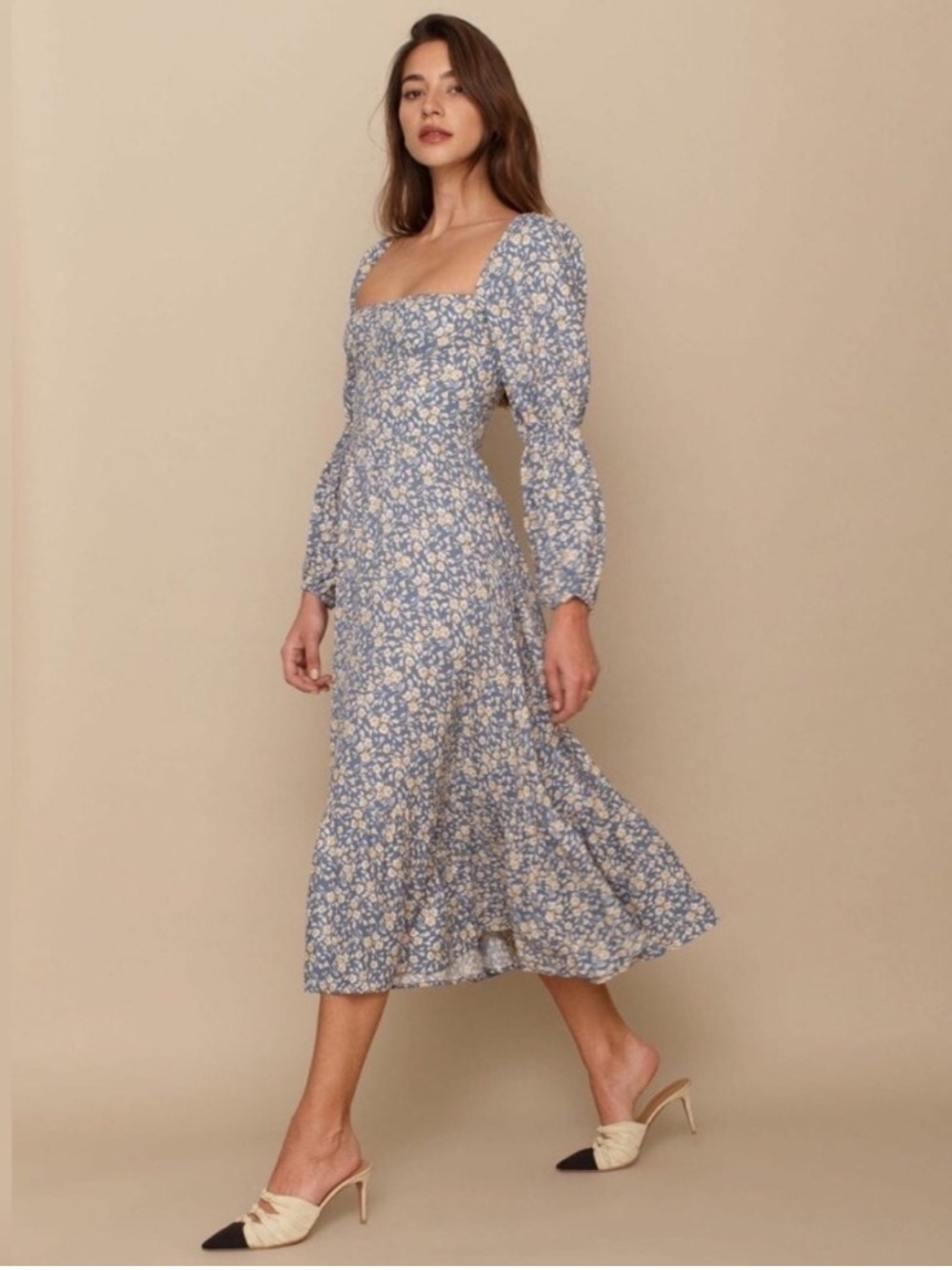 RARE Reformation Mica Midi Dress Wallflower Floral Size 6 EUC